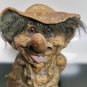 Old Vintage Norwegian Nyform Troll Doll Original 14cm tall Handmade Folk Art