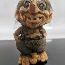 Old Vintage Norwegian Fosse Troll Doll Original 12cm tall Handmade Folk Art