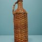 Vintage Hand Wicker Wine Bottle Woven Wine Jug Straw Wrapped Rustic Decor