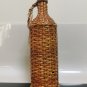 Vintage Hand Wicker Wine Bottle Woven Wine Jug Straw Wrapped Rustic Decor