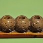 Vintage Rare Brown Hanukkah Judaica Jewish Israel Ceramic Menorah 5*27 cm