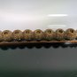 Vintage Rare Brown Hanukkah Judaica Jewish Israel Ceramic Menorah 5*27 cm