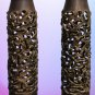Openwork Trench Art Pair Shell Cases Vases Candleholders Collectible Militaria