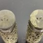 Openwork Trench Art Pair Shell Cases Vases Candleholders Collectible Militaria