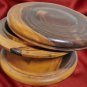 Mid. 19th C. Turned Lignum Vitae Round Trinket Box Tea Canister Treen Ware Rare