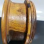 Mid. 19th C. Turned Lignum Vitae Round Trinket Box Tea Canister Treen Ware Rare