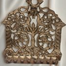 Old Antique North African Moroccan Brass Bronze Hanukkah Lamp Menora Rare