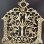Old Antique North African Moroccan Brass Bronze Hanukkah Lamp Menora Rare