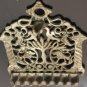 Old Antique North African Moroccan Brass Bronze Hanukkah Lamp Menora Rare