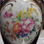 Old Paris French Sevres Style Cobalt Amphora Vase Porcelain Swans Handled Floral