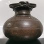 Antique Mughal Period Old Islamic Solid Bronze Ritual Holy Water Pot Rich Patina