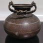 Antique Mughal Period Old Islamic Solid Bronze Ritual Holy Water Pot Rich Patina