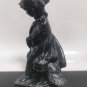 USSR Soviet Russian Cast Iron Girl with Geese Casted Painted in Sverdlovsk 60's