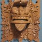 Vintage Balinese Barong Hand Carved Wooden Dragon Face Mask Wall Decor