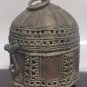 1800's Rare Antique Brass Handcrafted Intricate Dokra Art Pan Dan Betel Nut Box