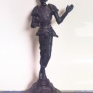 VTG DON QUIXOTE Soviet USSR Russian Metal Cast Iron 8” Tall Figurine Statue