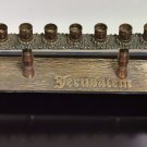 VTG Jerusalem Hanukkah Menorah Judaica Brass Copper Israel Holy Land