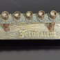 VTG Jerusalem Hanukkah Menorah Judaica Brass Copper Israel Holy Land