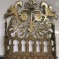 Small North African Moroccan Brass Bronze c.18th Hanukkah Oil Lamp Menora