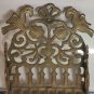 Small North African Moroccan Brass Bronze c.18th Hanukkah Oil Lamp Menora