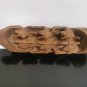 Voyagers of The Seas Haitian Art Carved Wood  Sculpture Figurine Signed