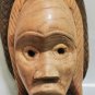 Old Vintage Guro Mask With Snake Ivory Coast African Tribal Art