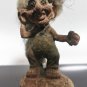 Old Vintage Norwegian Nyform Troll Doll Original 10cm tall Handmade Folk Artttt