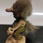 Old Vintage Norwegian Nyform Troll Doll Original 10cm tall Handmade Folk Artttt