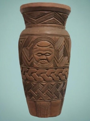 African Kuba Tribe Palm Wine Cup Congo