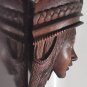 Awesome Large and Heavy Hand Carved Rosewood Chinese Woman Face Mask Wall Decor
