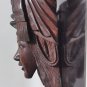 Awesome Large and Heavy Hand Carved Rosewood Chinese Woman Face Mask Wall Decor