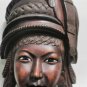Awesome Large and Heavy Hand Carved Rosewood Chinese Woman Face Mask Wall Decor