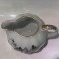 Vintage Imperial Porcelain Lomonosov LFZ Creamer 24k Gold Flowers Handpainted