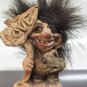 Old Vintage Norwegian Nyform Troll Doll Love Original Tag Handmade Folk Art