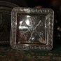Passover Seder Silver Plate Tray Square Pesach Matzo Judaica Israel 12" Excell