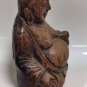 Antique Hand Carved Boxwood Sitting Buddha Statue Figurine Collectible