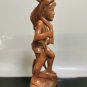 Vintage Large Sculpture Statue Igorot Tribe Wood Carved Warrior Hunter 43cm