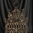 Early 20th Century North African Moroccan Brass Bronze Hanukkah Lamp Big Menorah
