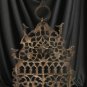 Early 20th Century North African Moroccan Brass Bronze Hanukkah Lamp Big Menorah