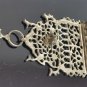 Early 20th Century North African Moroccan Brass Bronze Hanukkah Lamp Big Menorah