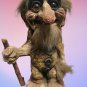 Large Vintage Nyform Norwegian Troll Doll #111 Original Tag 8" tall Folk Art