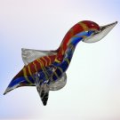 Vintage Large Murano Glass Bird Pelican Swan Duck Colorful Excellent Hand Blown