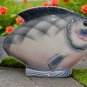 Decorative Porcelain Napkin Holder Planter Ashtray Vase Fish Shaped Signed