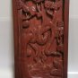 Hand Carved in Laos Wall Plaque Panel Snake on the Tree Rosewood Home Decor 35cm