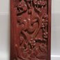 Hand Carved in Laos Wall Plaque Panel Snake on the Tree Rosewood Home Decor 35cm