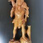 Old Vintage Large Sculpture Statue Igorot Tribe Wood Carved Warrior Hunter 40cm
