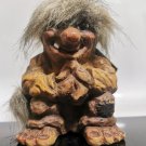 Large Vintage Nyform Norwegian Troll Doll  Original Tag 6" tall Folk Art