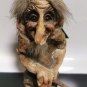 Large Vintage Nyform Norwegian Troll Doll #154 Original Tag 10" tall Folk Art