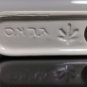 Vintage Judaica Gras Hand Painted Porcelain Chanukah Menorah Israel New Rare