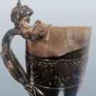Vintage Beer Mug Devil Cup Halloween Ceramic Functional Figurine Soviet USSR